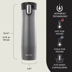 Contigo® West Loop 3.0 Stainless Steel Travel Mug with AUTOSEAL® Lid, 24oz