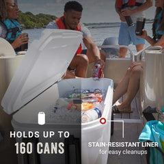 Classic Series 100-Quart Marine Wheeled Cooler