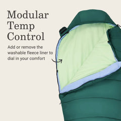 Cozy 30°F Sleeping Bag with Integrated Liner