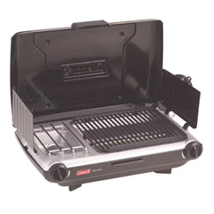 Tabletop Propane Gas Camping Grill/Stove, 2-Burner