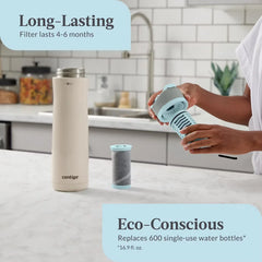 Contigo® Clybourn Chill Freeflow Filtration Stainless Steel Water Bottle with AUTOSEAL® Lid, 24oz