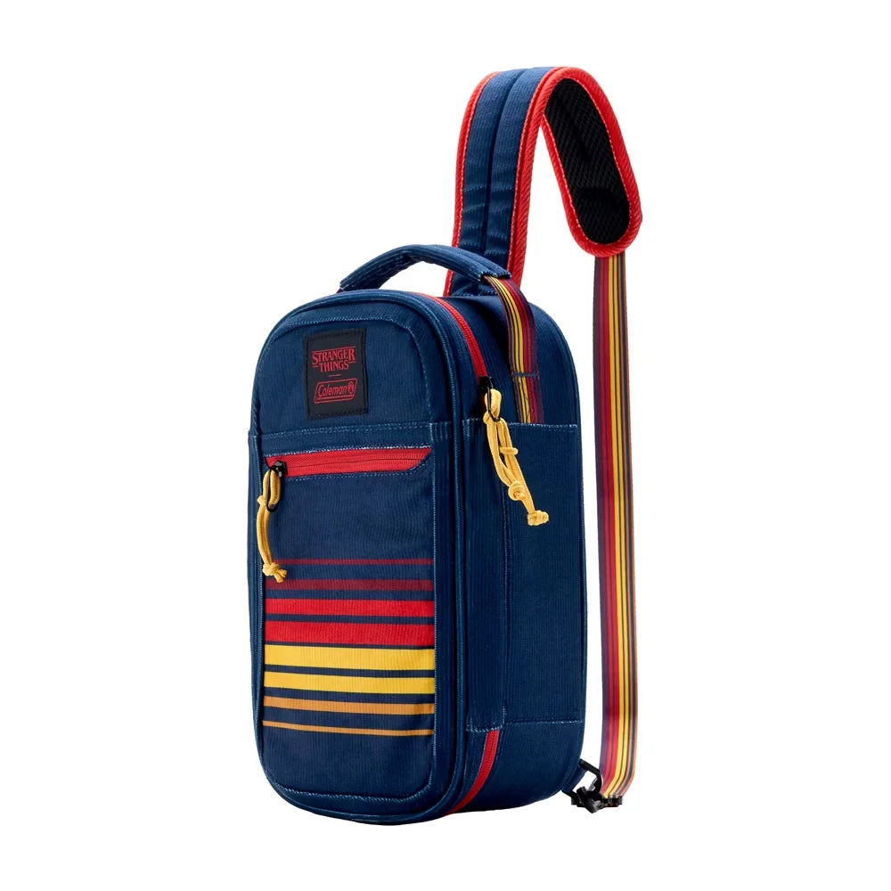 Stranger Things 6-Can Convertible Soft-Sided Cross-Body Sling Cooler