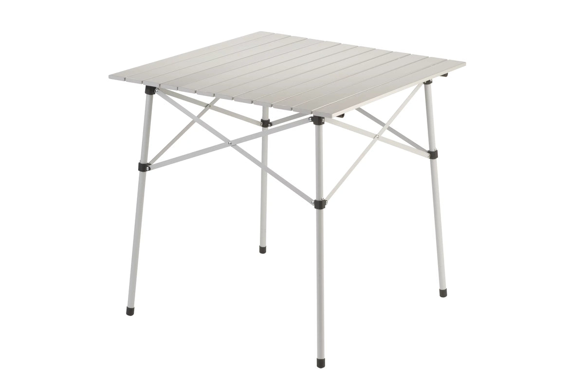 Compact Roll-Top Aluminum Camping Table