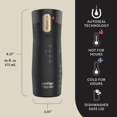 Contigo® x Ally Love West Loop 3.0 Stainless Steel Travel Mug with AUTOSEAL® Easy-Clean Lid, 16oz